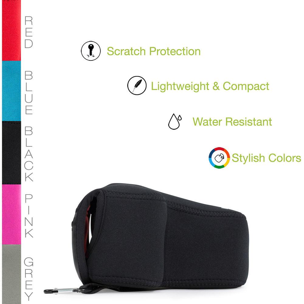 MegaGear Ultra-Light Neoprene Case for Panasonic Lumix DC-GX950, or DC-GF10 with 18-55mm Lens