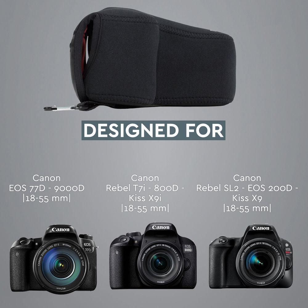MegaGear Ultra-Light Neoprene Case for Panasonic Lumix DC-GX950, or DC-GF10 with 18-55mm Lens