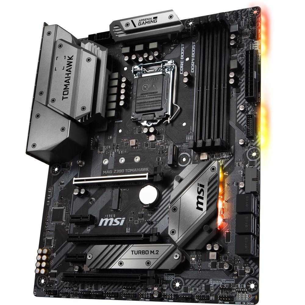 MSI MAG Z390 TOMAHAWK LGA 1151 ATX Motherboard