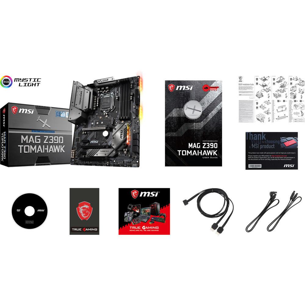 MSI MAG Z390 TOMAHAWK LGA 1151 ATX Motherboard