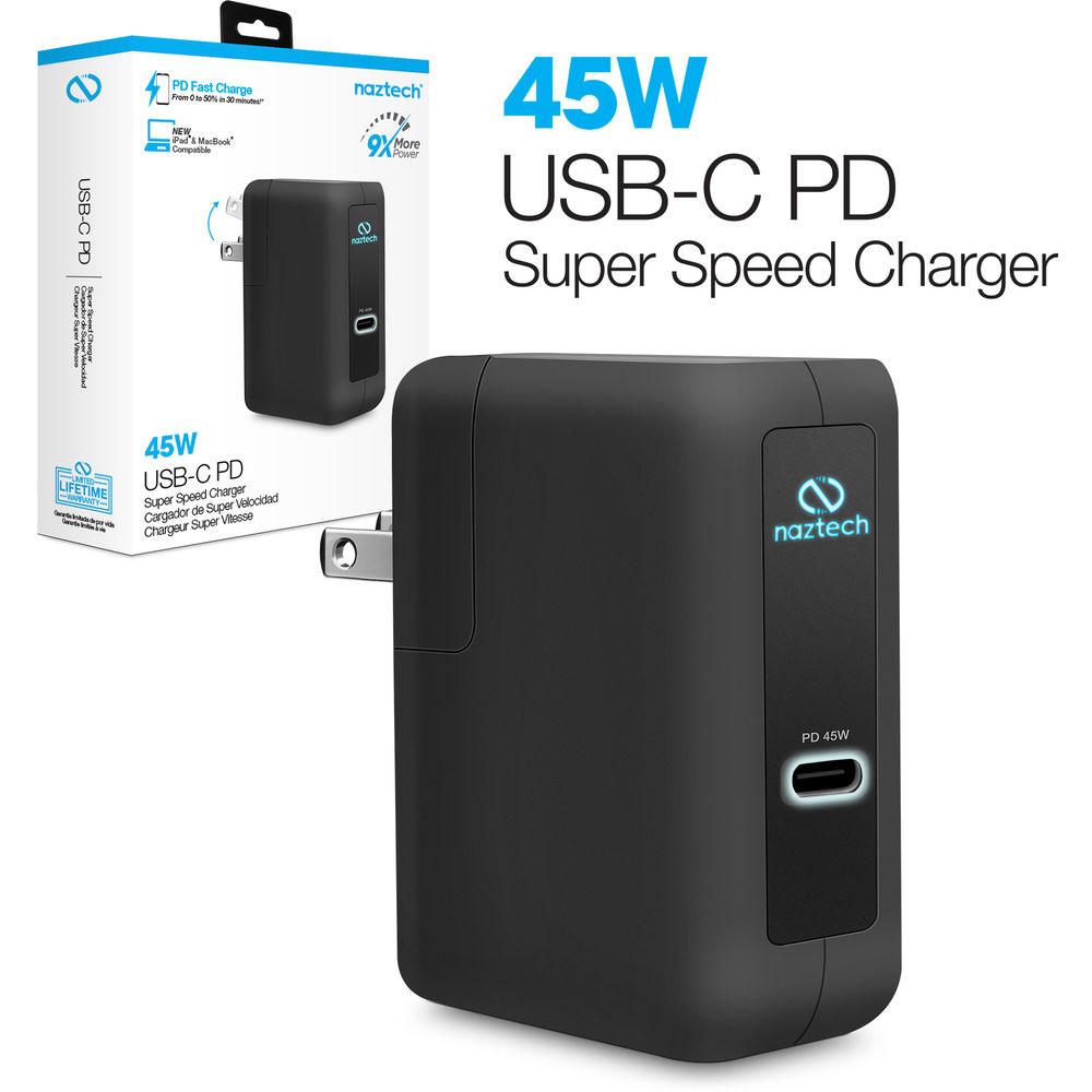 Naztech 45W USB Type-C PD Wall Charger