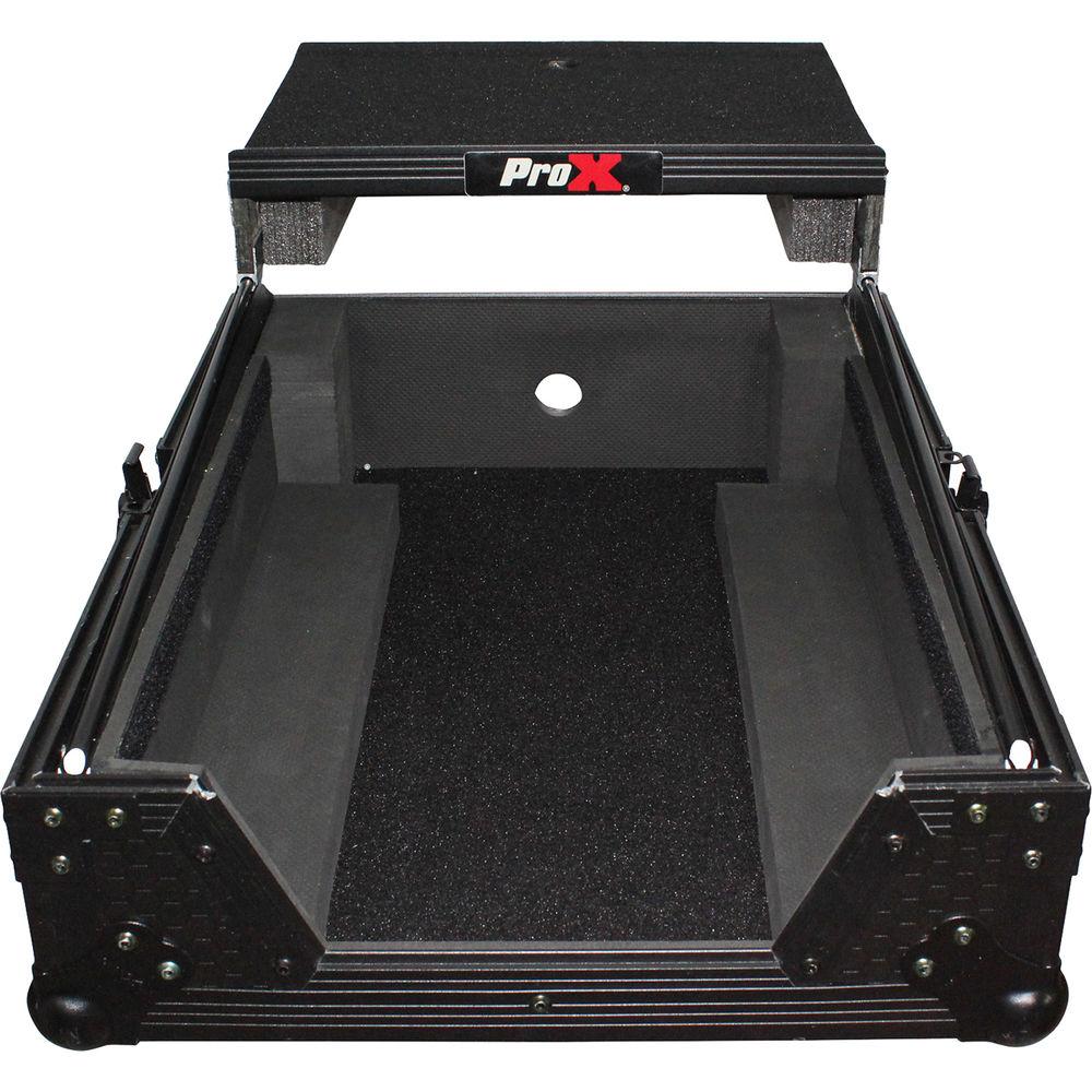 ProX XS-DJMS9LTBL Flight Case with Sliding Laptop Shelf for Pioneer DJM-S9 Mixer