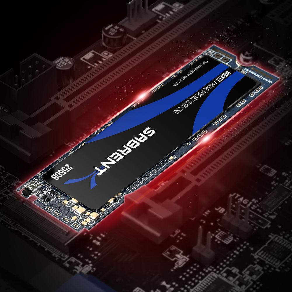 Sabrent 256GB ROCKET NVMe PCIe M.2 2280 Internal High Performance SSD