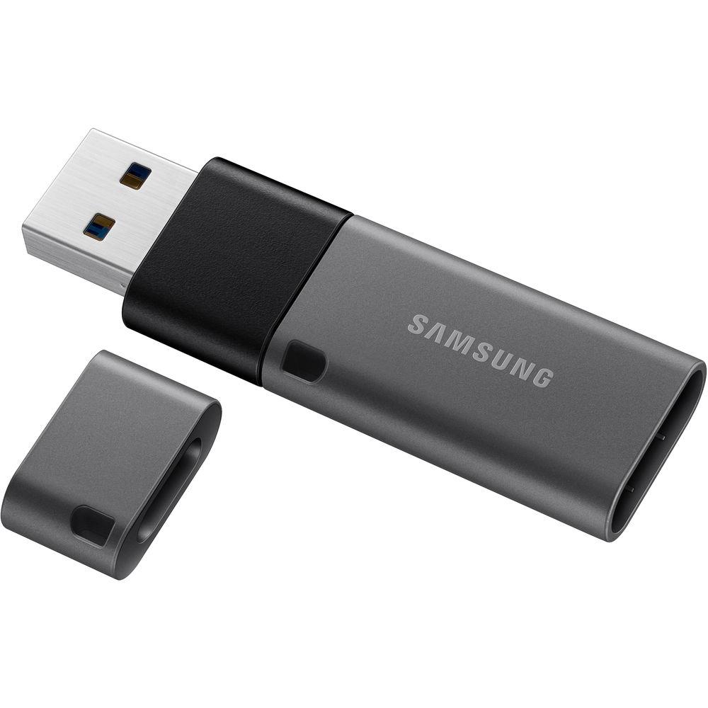 Samsung 32GB DUO Plus USB 3.1 Gen 2 Type-C Flash Drive with USB Type-A Adapter