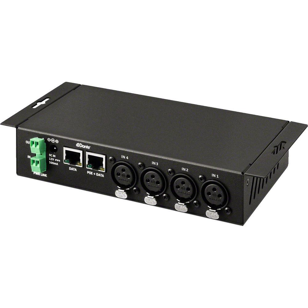 Sennheiser Dante Kit MEB 114-S with SL DI 4 XLR Dante Interface & Four MEB 114-S Boundary Layer Microphones