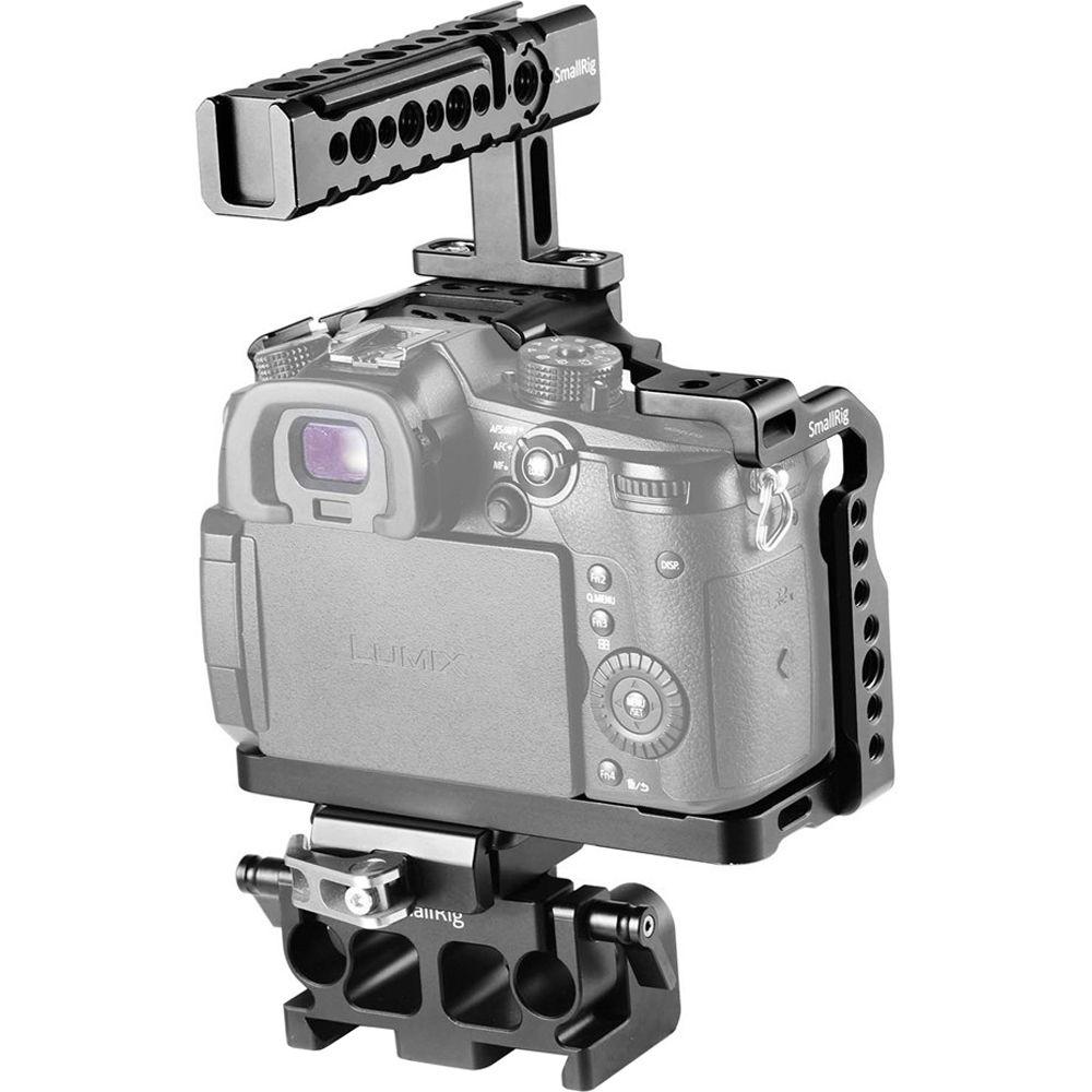 SmallRig 2051 Cage Kit for Panasonic Lumix GH5 GH5S with Handle & Baseplate