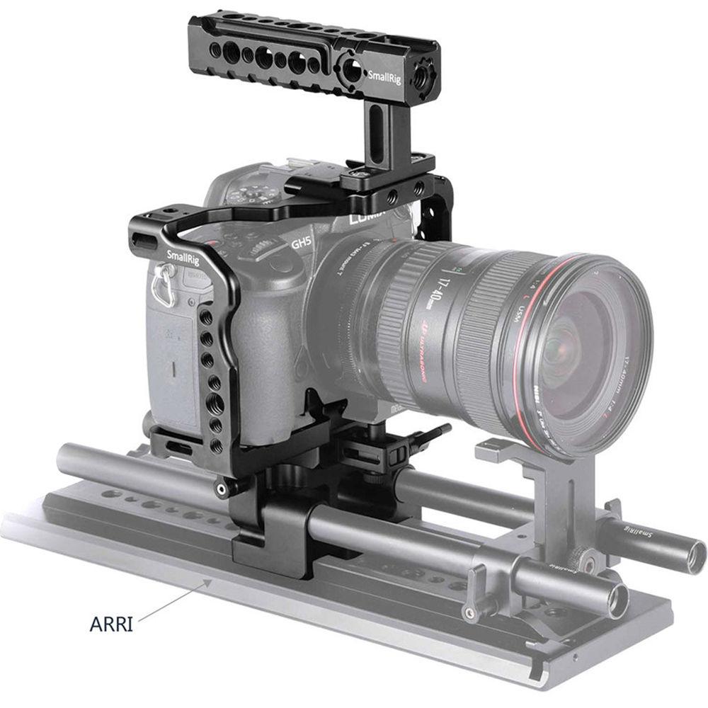 SmallRig 2051 Cage Kit for Panasonic Lumix GH5 GH5S with Handle & Baseplate