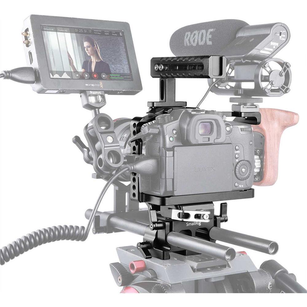 SmallRig 2051 Cage Kit for Panasonic Lumix GH5 GH5S with Handle & Baseplate