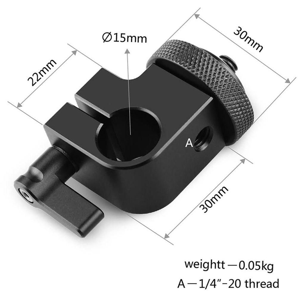 SmallRig Single Railblock 15mm Rod Clamp