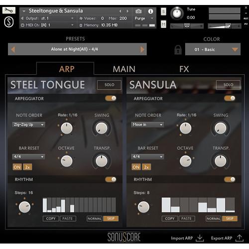 SONUSCORE Origins Volume 1: Steel Tongue & Sansula - Virtual Instrument Library