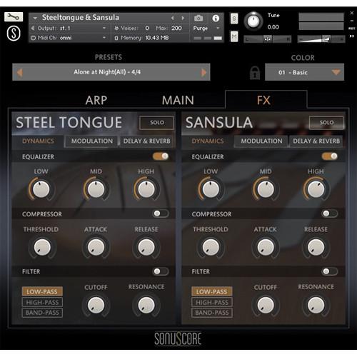 SONUSCORE Origins Volume 1: Steel Tongue & Sansula - Virtual Instrument Library