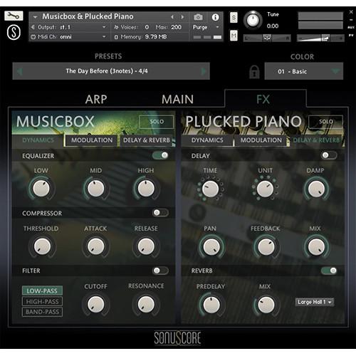SONUSCORE Origins Volume 2: Music Box & Plucked Piano - Virtual Instrument Library, SONUSCORE, Origins, Volume, 2:, Music, Box, &, Plucked, Piano, Virtual, Instrument, Library