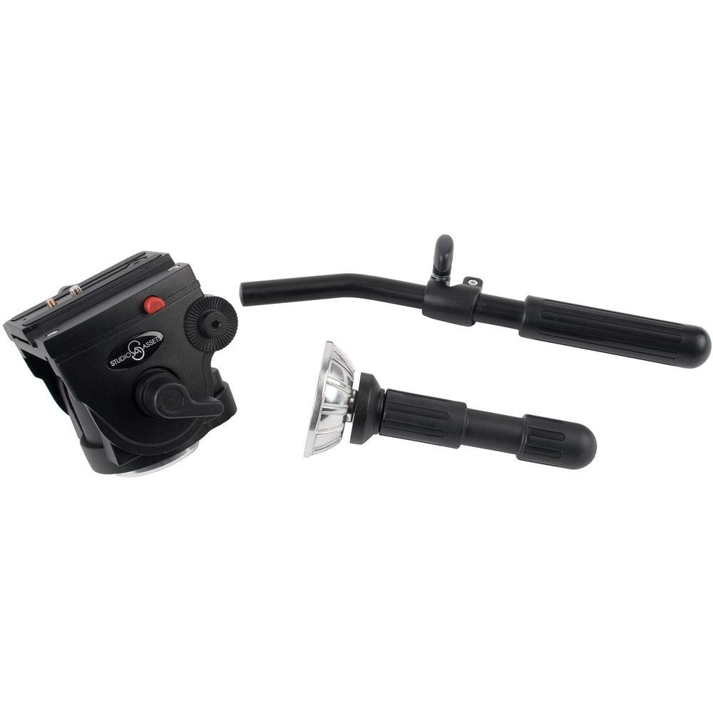 Studio Assets Pro Video Fluid Head with 2.8" Half Ball