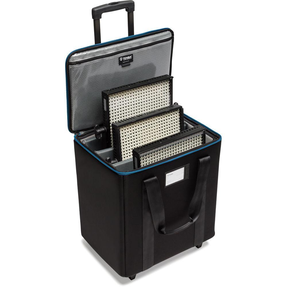 Tenba 1x1 LED 3-Panel Case with Wheels