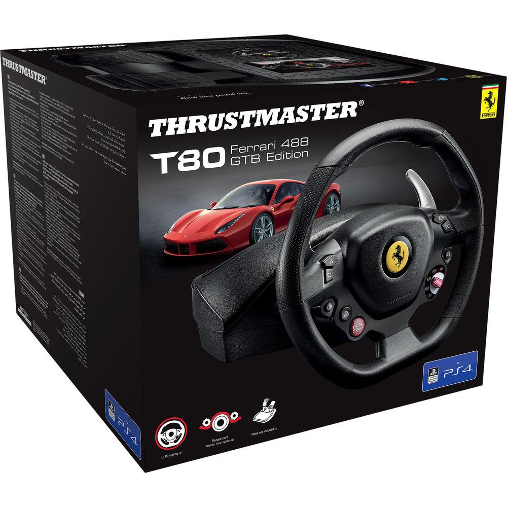 Thrustmaster T80 Racing Wheel, Thrustmaster, T80, Racing, Wheel