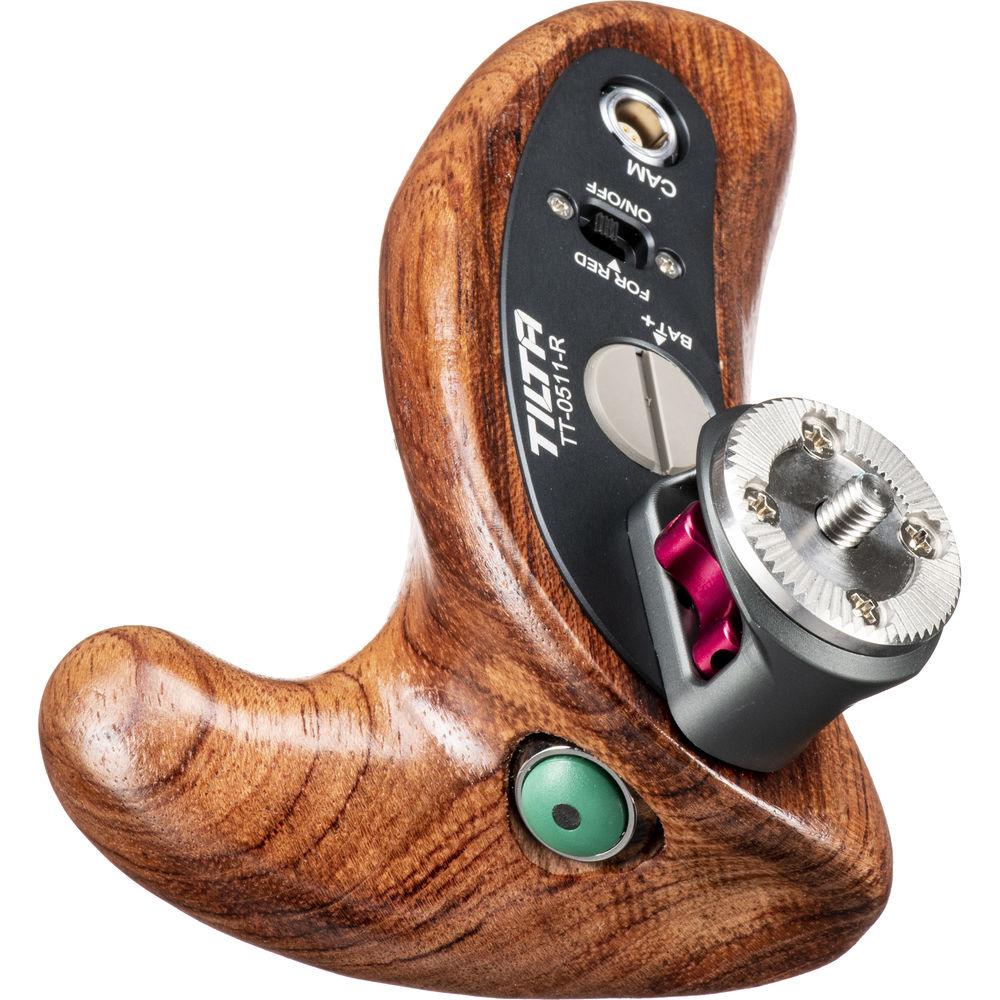 Tilta Right Side Wooden Handle 2.0 with Run Stop Button & Cable for Sony a7 a9 Series