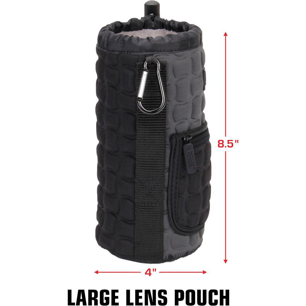 USA GEAR FlexARMOR X Large Lens Pouch Case