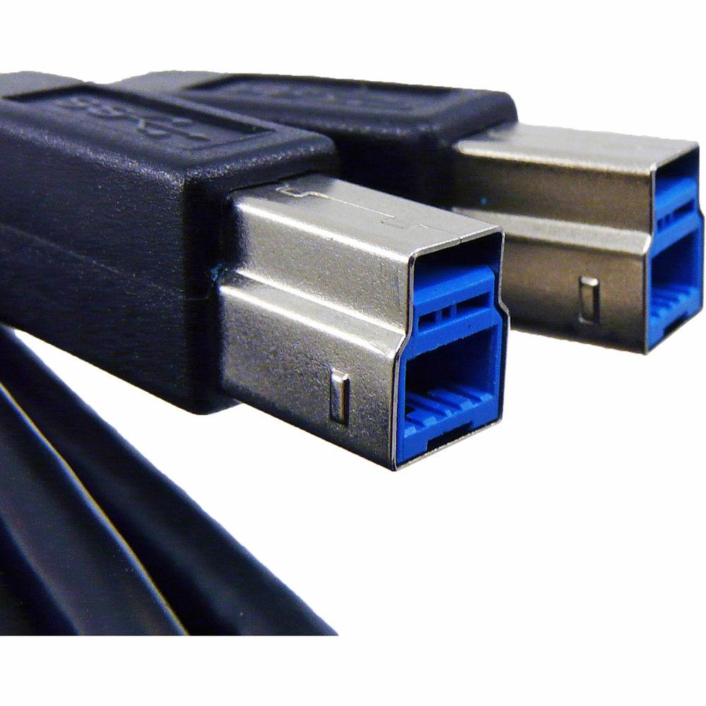 Atech Flash Technology Dual USB 3.1 Gen 1 Type-B Male to USB 3.1 Gen 1 20-Pin Male Cable