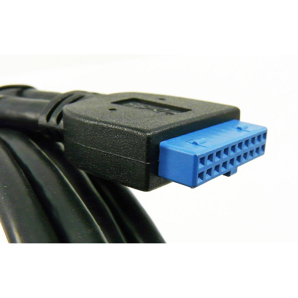 Atech Flash Technology Dual USB 3.1 Gen 1 Type-B Male to USB 3.1 Gen 1 20-Pin Male Cable, Atech, Flash, Technology, Dual, USB, 3.1, Gen, 1, Type-B, Male, to, USB, 3.1, Gen, 1, 20-Pin, Male, Cable
