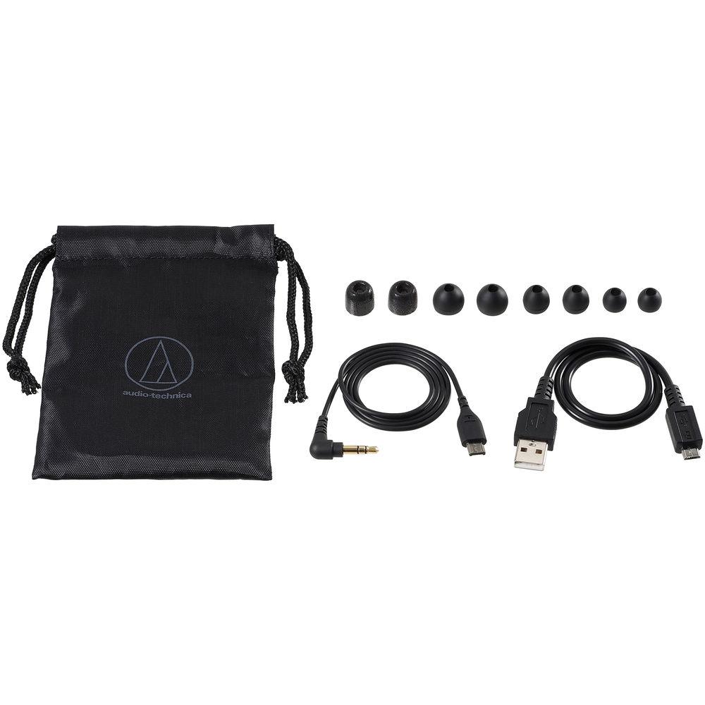Audio-Technica Consumer ATH-ANC100BT QuietPoint Wireless In-Ear Noise-Canceling Headphones