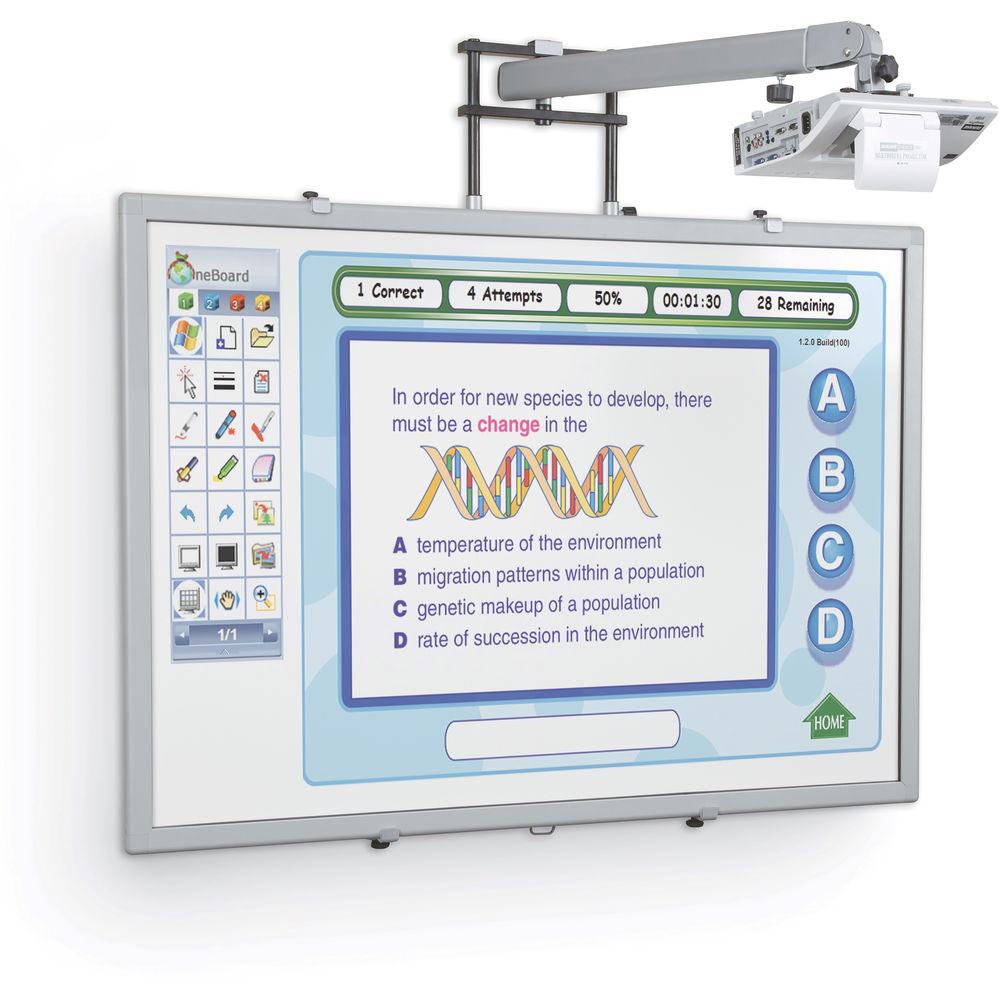 Balt iTeach 2 Electric IWB Wall Mount with Short Arm