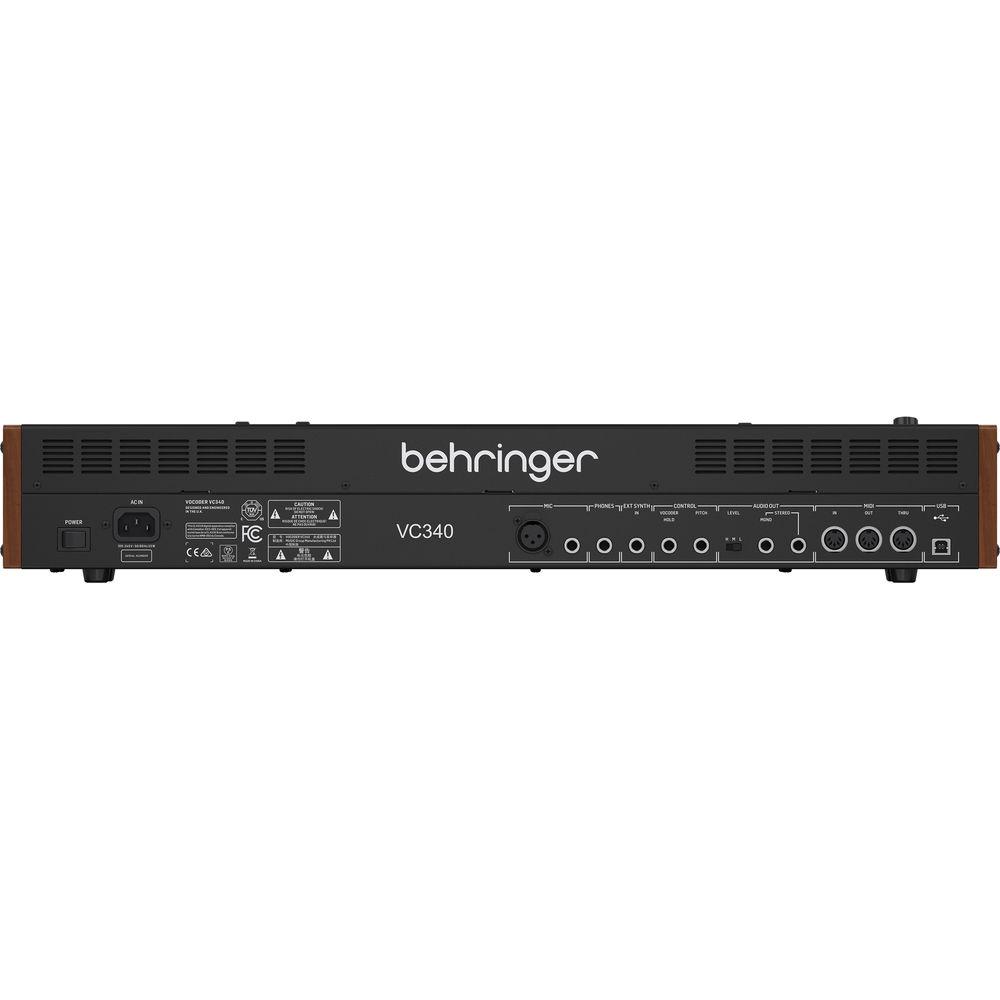 Behringer Vocoder VC340 - Analog Vocoder for Human Voice and Strings Sounds