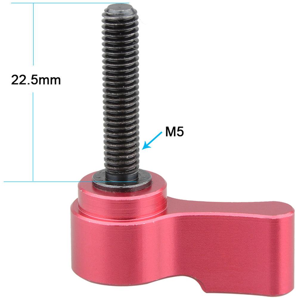 CAMVATE M5 Male Threading Rotating Knob Adjustable Thumb Lever Screw