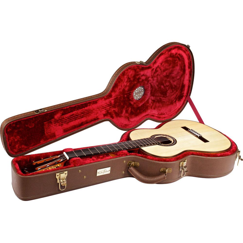Cordoba Humidified Archtop Wood Case for Classical Flamenco Guitar