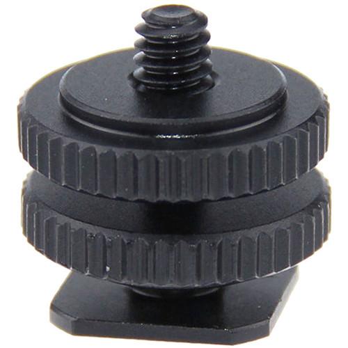 DigitalFoto Solution Limited 1 4"-20 Mount to Shoe Adapter Cold Hot Shoe with Cold Shoe Head