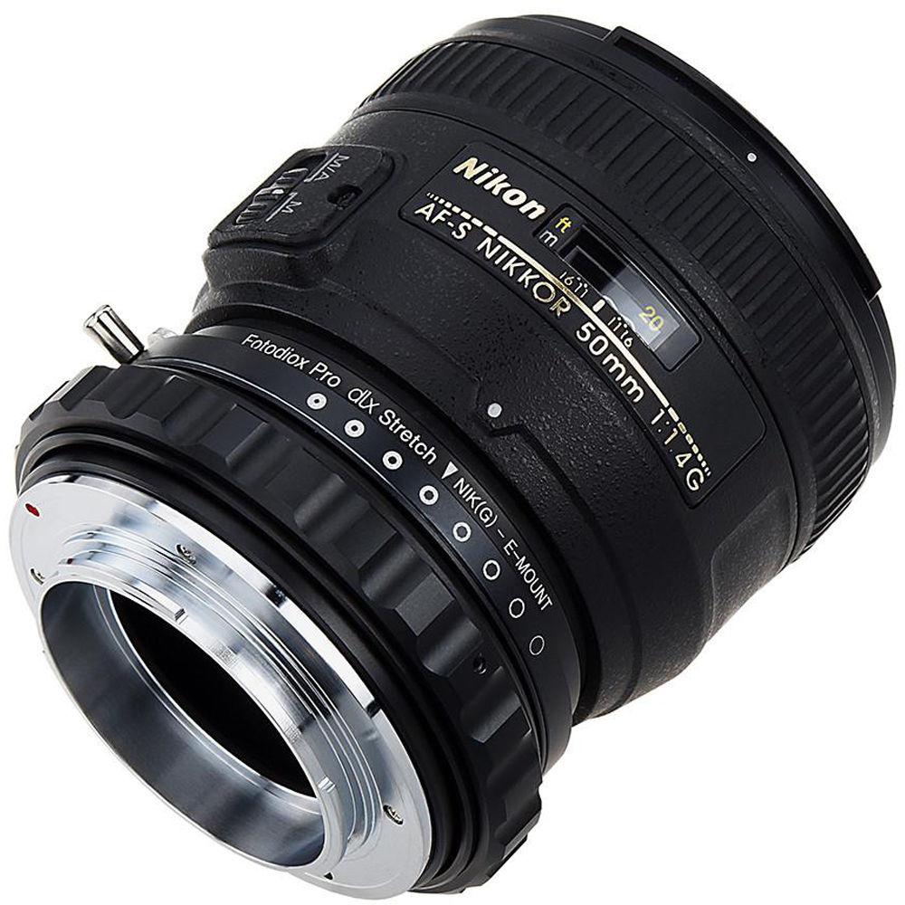 FotodioX Nikon F G-Type Lens to Sony E-Mount DLX Stretch Adapter