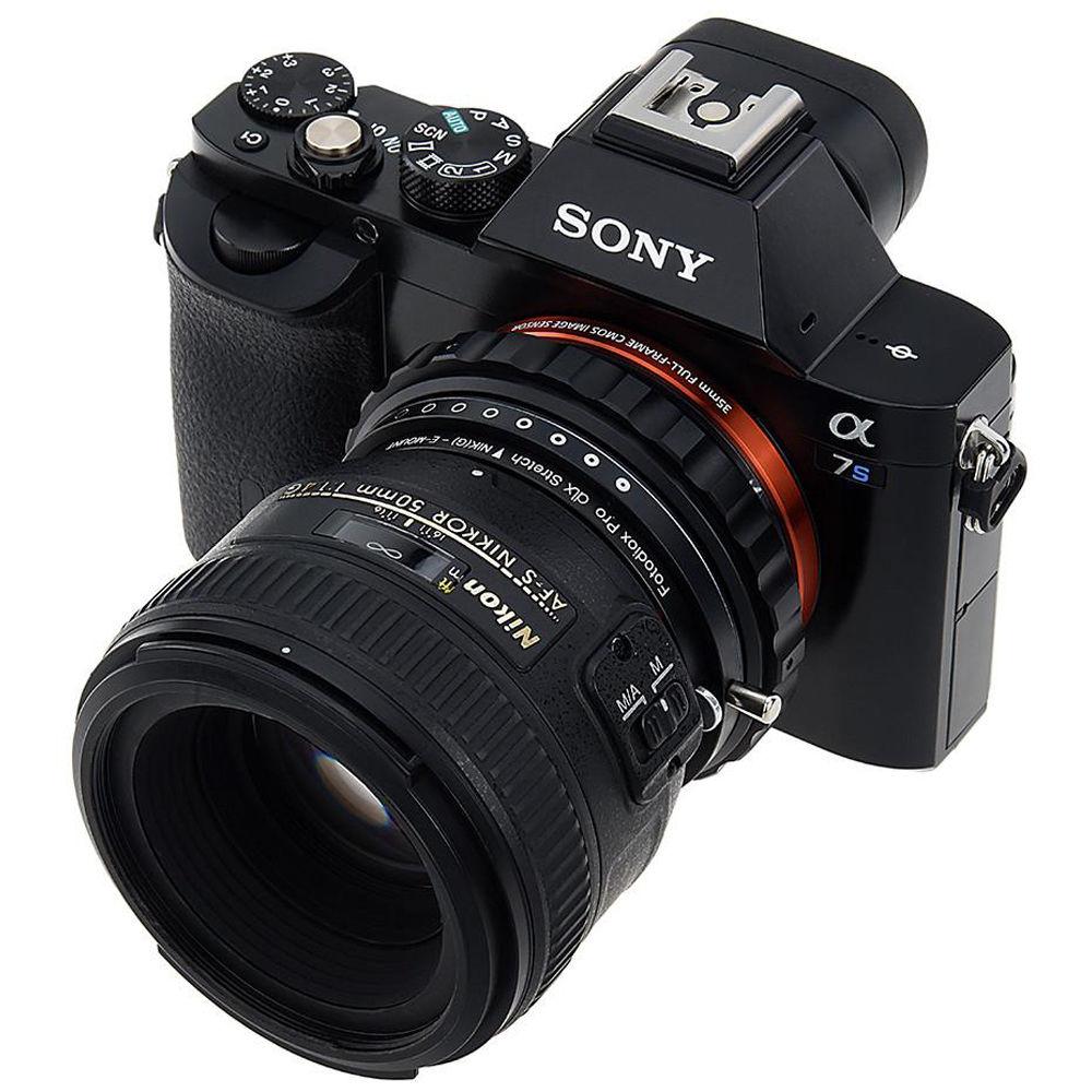 FotodioX Nikon F G-Type Lens to Sony E-Mount DLX Stretch Adapter