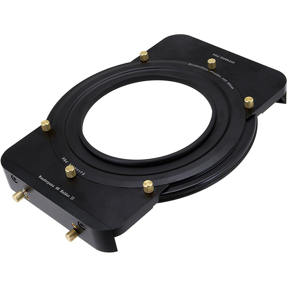 FotodioX WonderPana 6.6" Holder Bracket Kit with 95mm-145mm WonderPana FreeArc Aluminum Step-Up Ring and 145mm Center-Pinch Snap-On Lens Cap