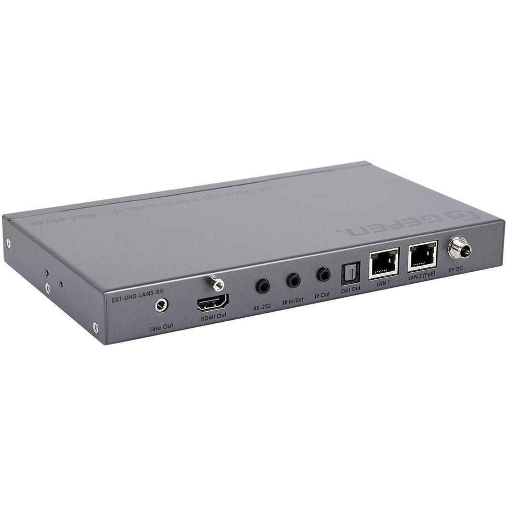 Gefen EXT-UHD-LANS-RX 4K HDMI Over IP Receiver, Gefen, EXT-UHD-LANS-RX, 4K, HDMI, Over, IP, Receiver