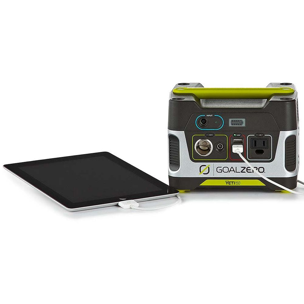 GOAL ZERO Yeti 150 Portable Power Station & Nomad 14 Plus Solar Panel Kit