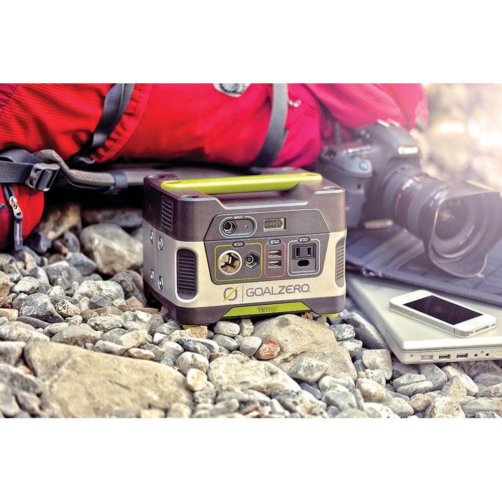GOAL ZERO Yeti 150 Portable Power Station & Nomad 14 Plus Solar Panel Kit