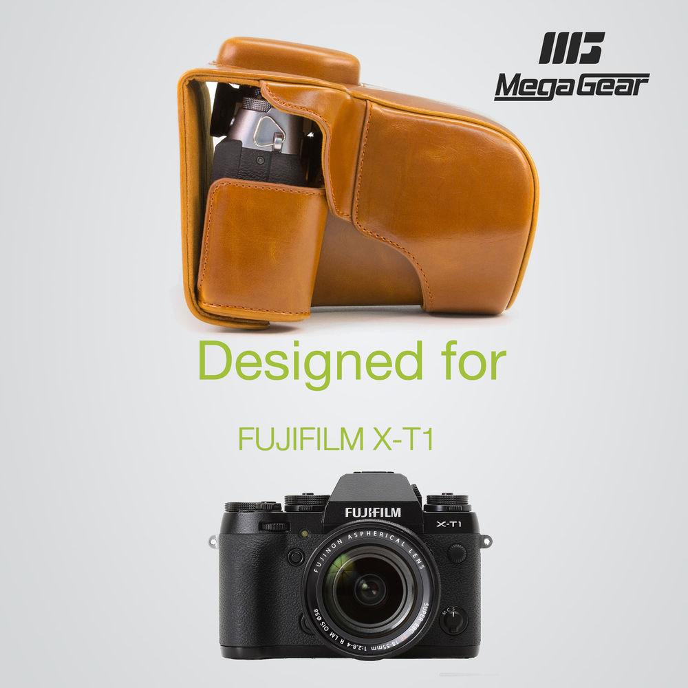 MegaGear Ever Ready PU Leather Case for Fujifilm X-T1 with 18-55mm Lens