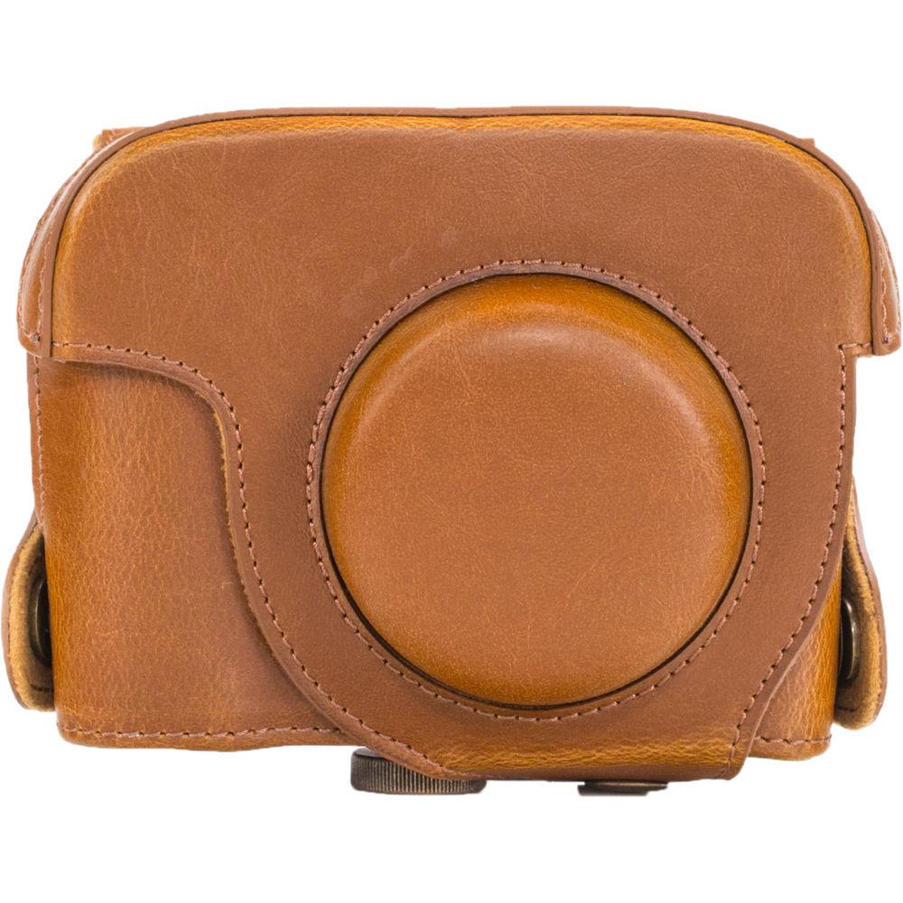 MegaGear PU Leather Camera Case and Strap for Canon PowerShot G16