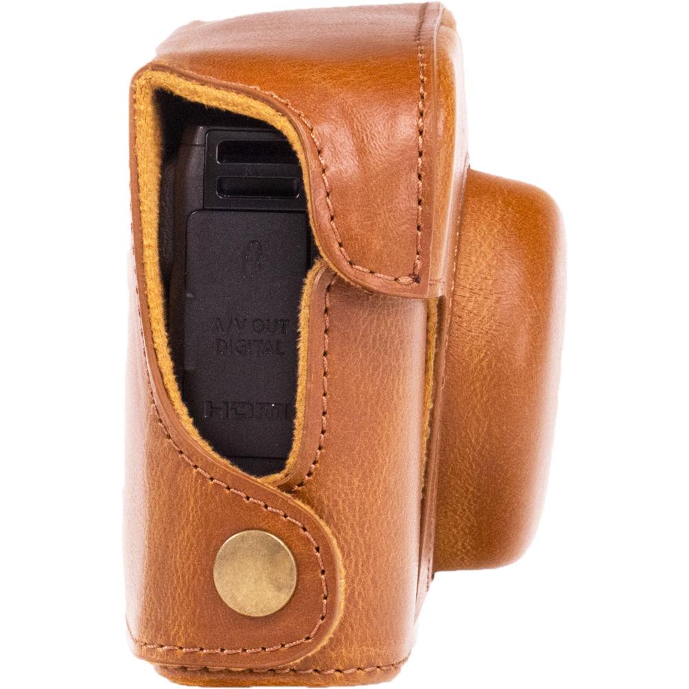 MegaGear PU Leather Camera Case and Strap for Canon PowerShot G16