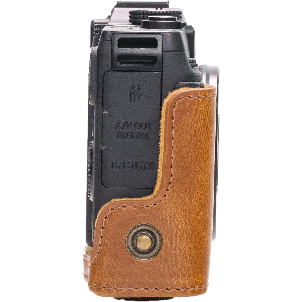 MegaGear PU Leather Camera Case and Strap for Canon PowerShot G16