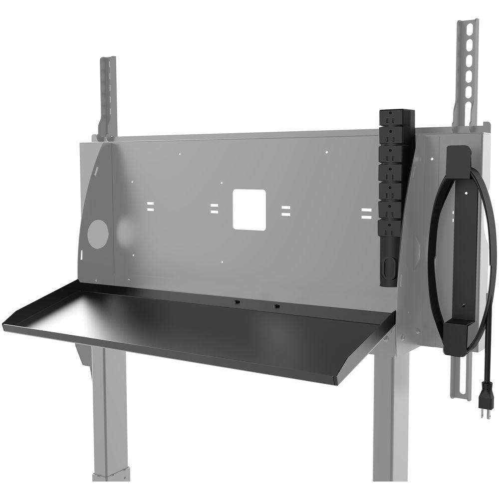 Peerless-AV SmartMount Motorized Height Adjustable Flat Panel Cart for 42" to 86" Interactive Displays