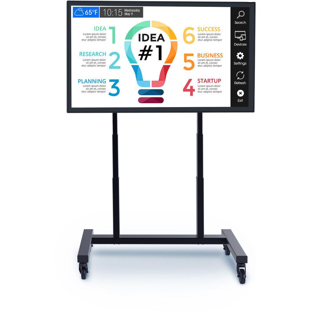 Peerless-AV SmartMount Motorized Height Adjustable Flat Panel Cart for 42" to 86" Interactive Displays