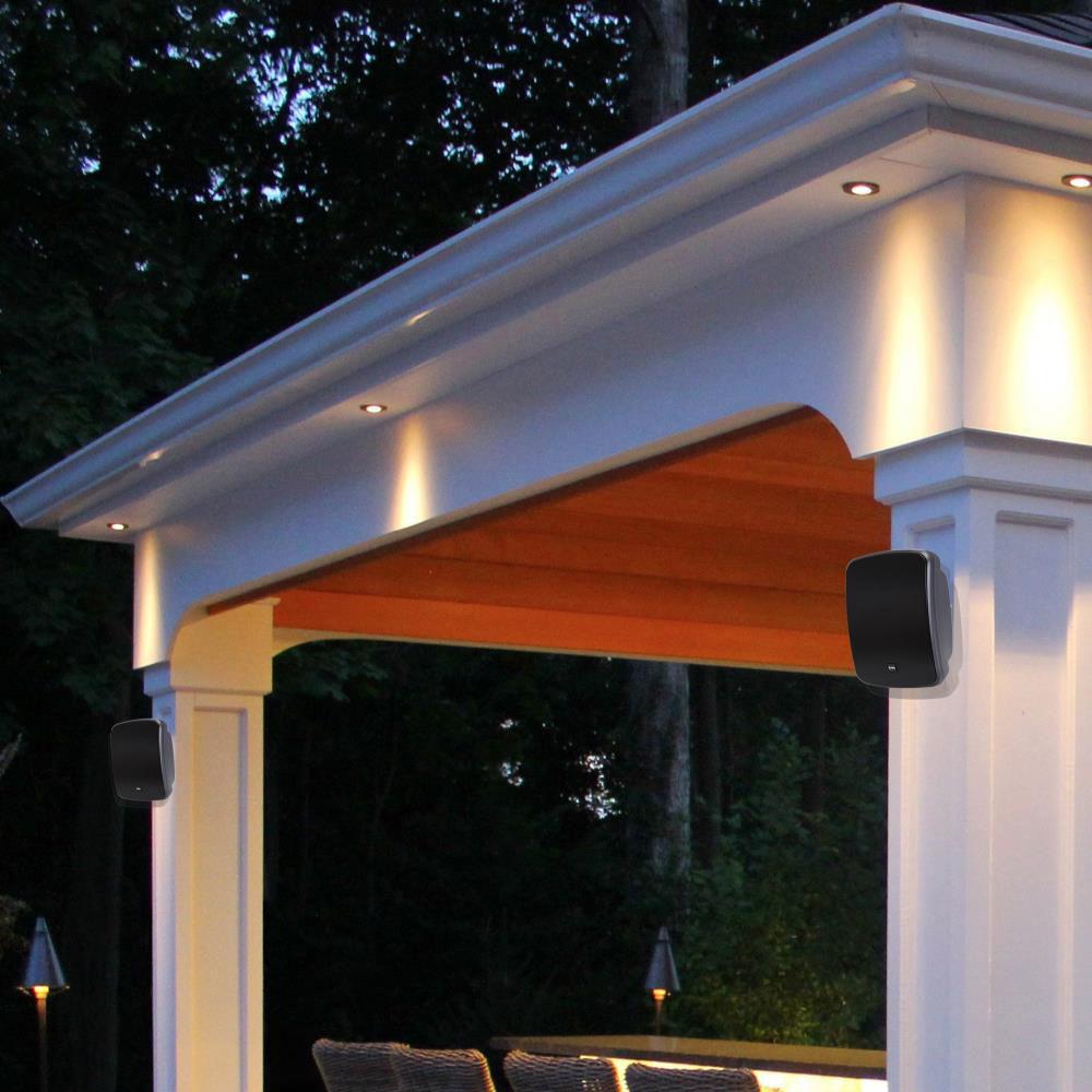 Pyle Pro 6.5" 1000 Watt Wall-Mount Marine Speakers with BT Audio RF Streaming