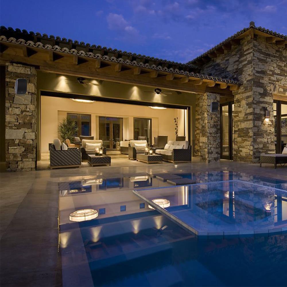 Pyle Pro 6.5" 1000 Watt Wall-Mount Marine Speakers with BT Audio RF Streaming