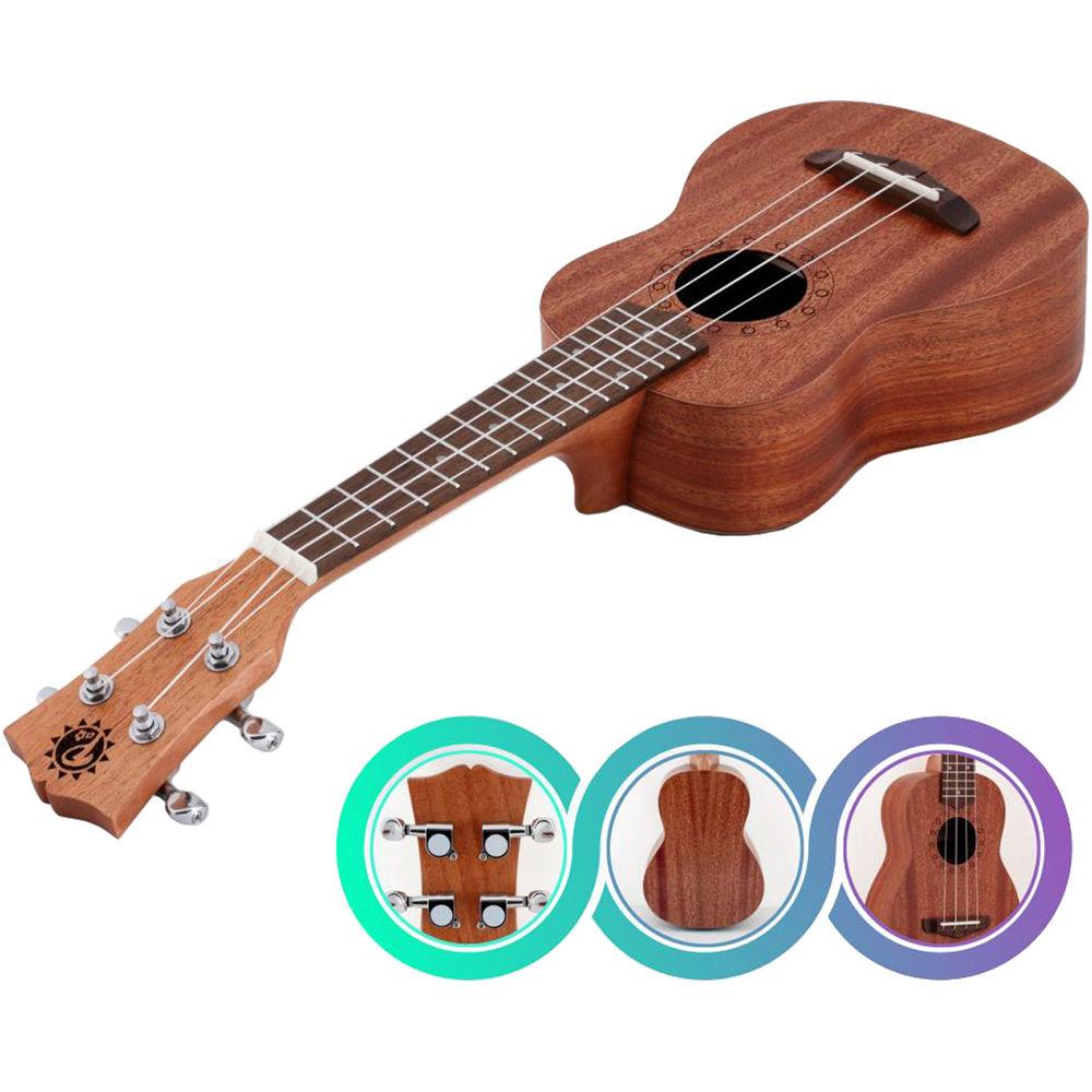 Pyle Pro Traditional 4-String Soprano Ukulele