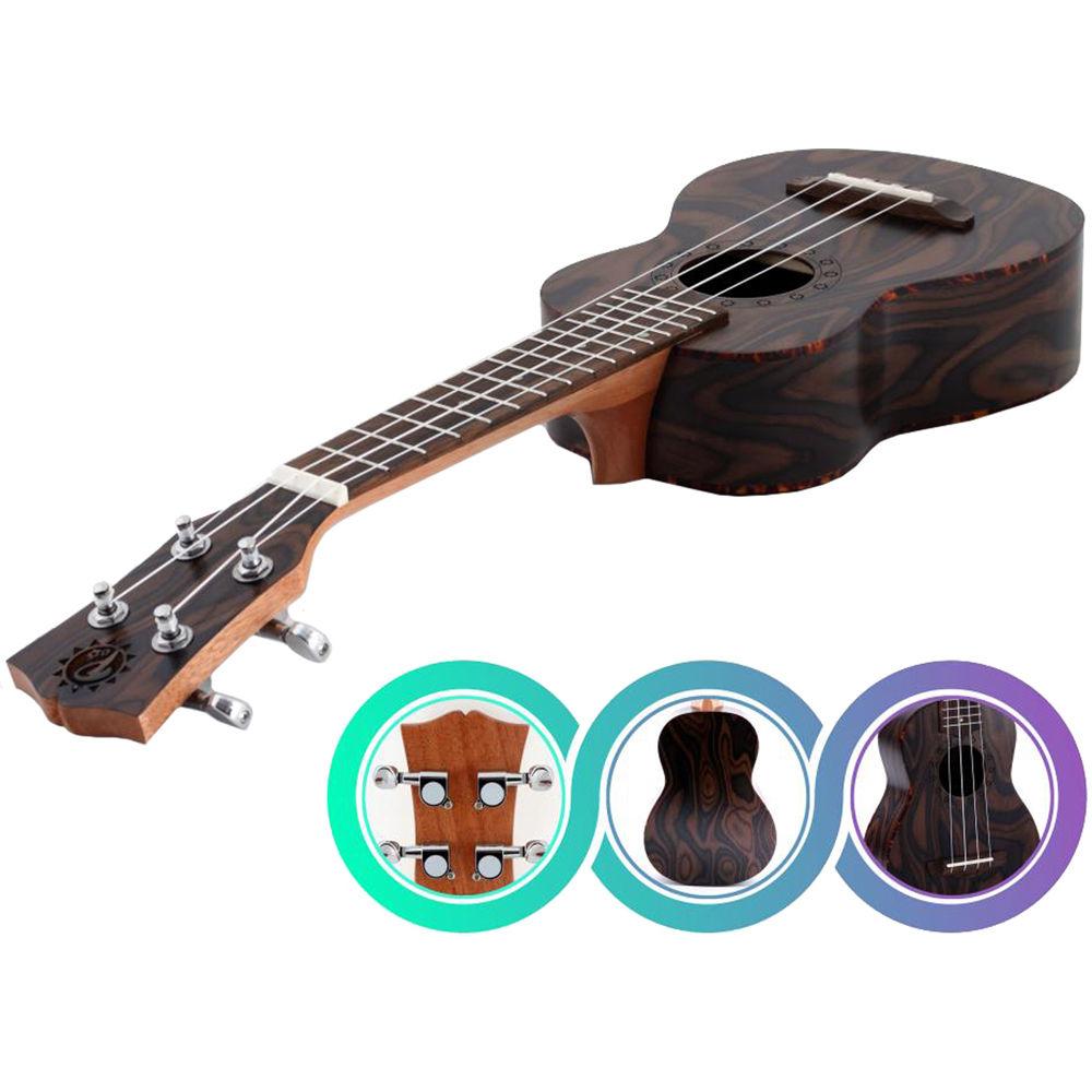 Pyle Pro Traditional 4-String Soprano Ukulele