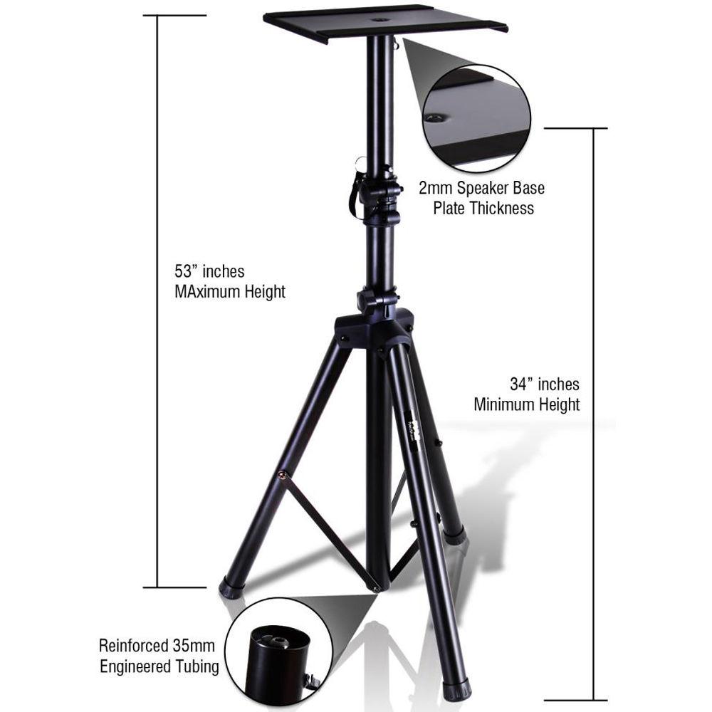 Pyle Pro Universal Studio Monitor Speaker Stand