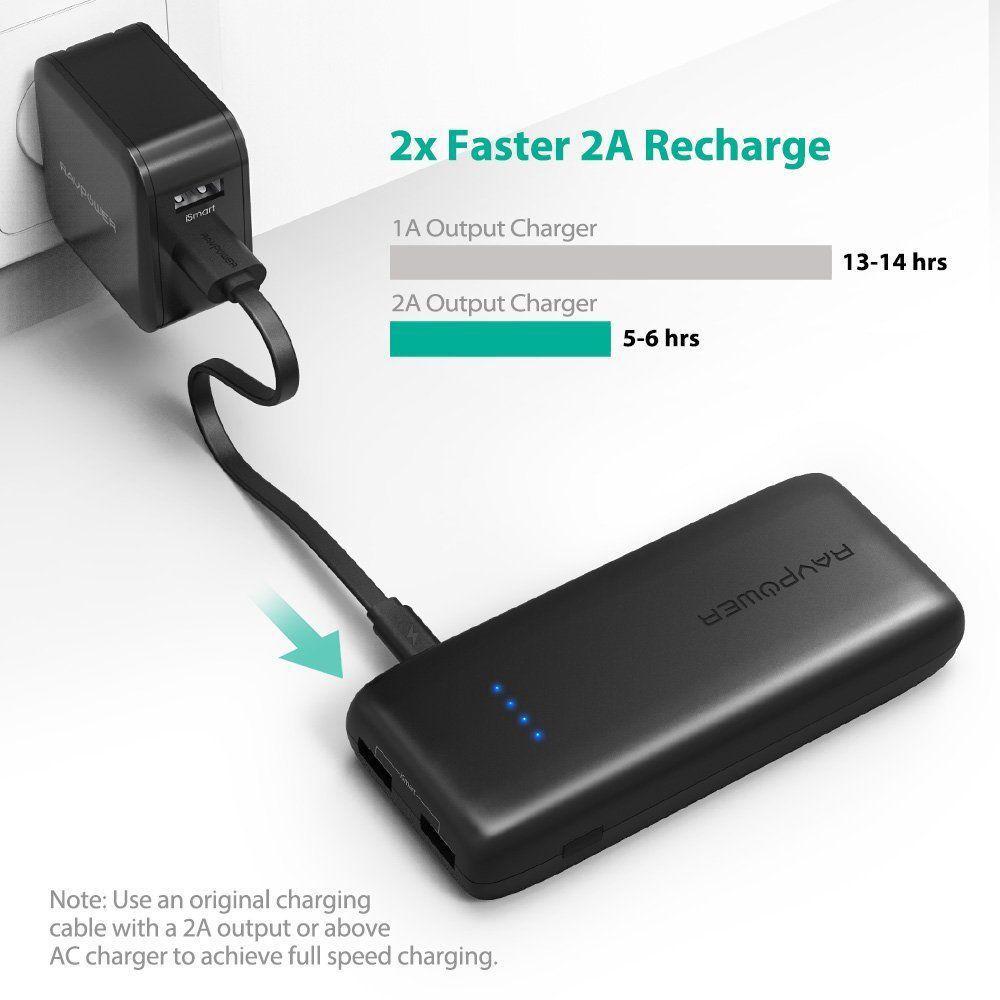 RAVPower Ace Series 12000mAh Quick Charge Power Bank