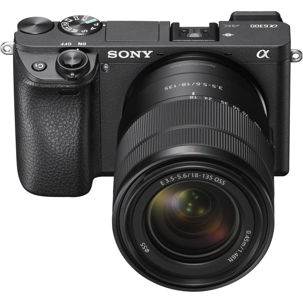 Sony Alpha a6300 Mirrorless Digital Camera with 18-135mm Lens