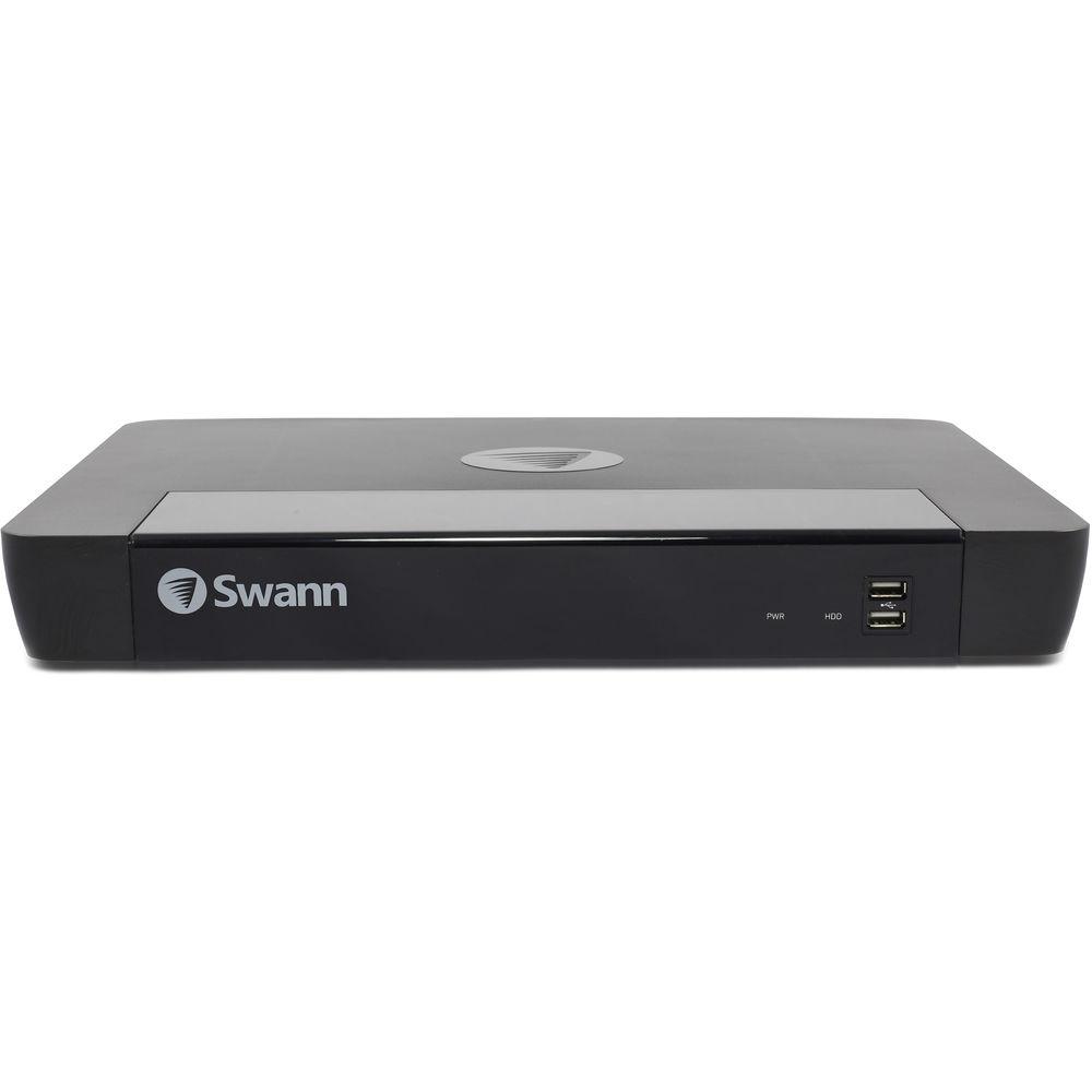 Swann 16-Channel 4K UHD NVR with 2TB HDD & 8 5MP Outdoor Night Vision Bullet Cameras