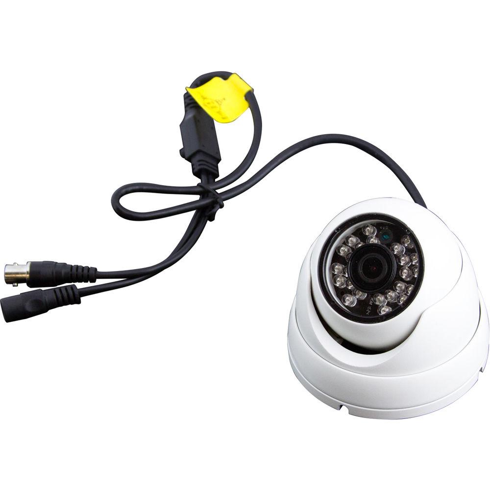 ViewZ 2.1MP AHD Outdoor Mini Dome Camera with 3.6mm Lens and Night Vision